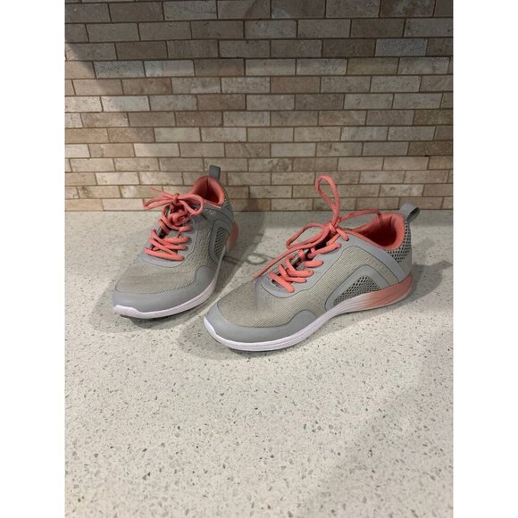 Vionic Womens Jojo Ombre Gray Sneaker Shoes Comfort Lace Up Low Top Size 7 - Picture 1 of 9